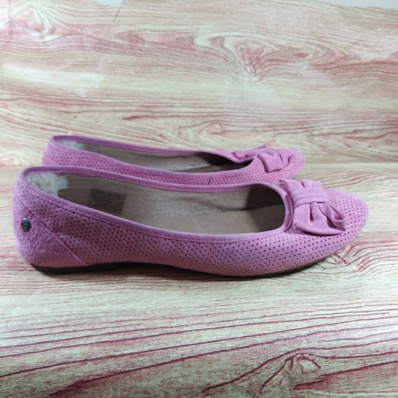 Sold sold UGG Suede Bow - Picture 4 of 7